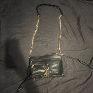 Black Rebeccaminkoff mini crossbody purse